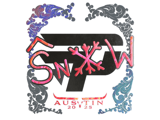 Sticker | snow (Holo) | Austin 2025
