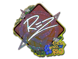 Sticker | REZ (Glitter) | Rio 2022