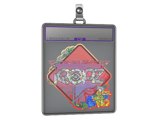 Sticker Slab | ropz (Glitter) | Rio 2022