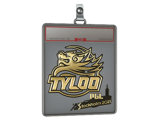 Sticker Slab | Tyloo (Gold) | Stockholm 2021