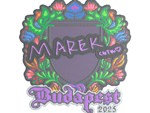 Sticker | Marek (Embroidered) | Budapest 2025