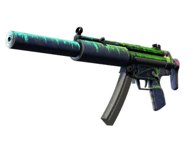 MP5-SD | Phosphor - Battle-Scarred