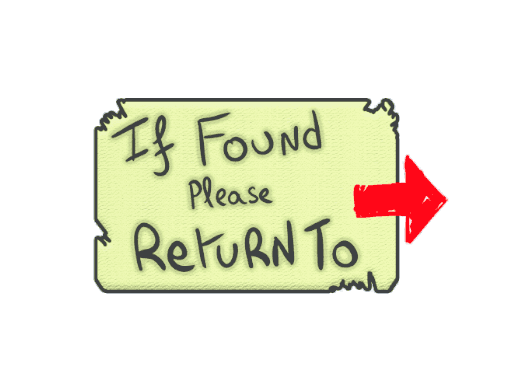 Sticker | Please Return To