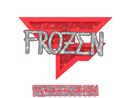 Sticker | frozen (Glitter) | Copenhagen 2024
