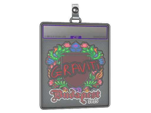 Sticker Slab | Graviti (Embroidered) | Budapest 2025