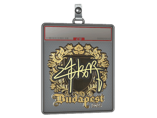 Sticker Slab | z4KR (Gold) | Budapest 2025