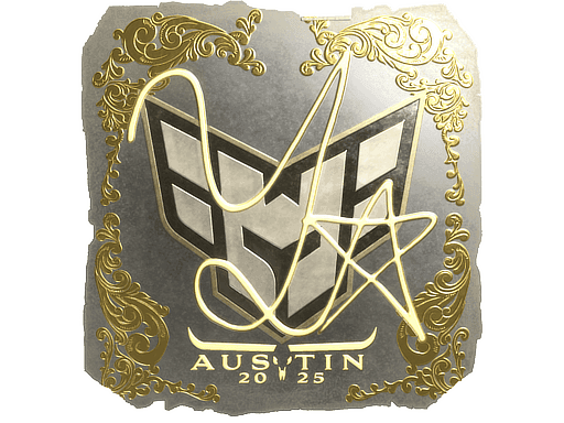 Sticker | yxngstxr (Gold) | Austin 2025