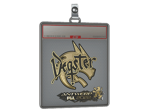 Sticker Slab | degster (Gold) | Antwerp 2022