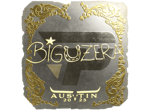 Sticker | biguzera (Gold) | Austin 2025