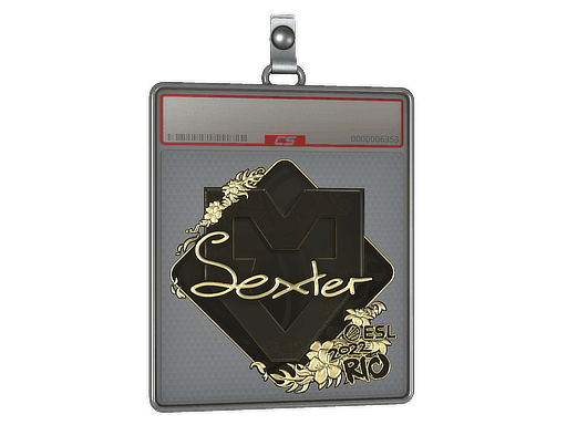 Sticker Slab | dexter (Gold) | Rio 2022