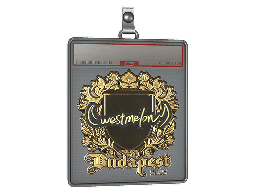 Sticker Slab | westmelon (Gold) | Budapest 2025