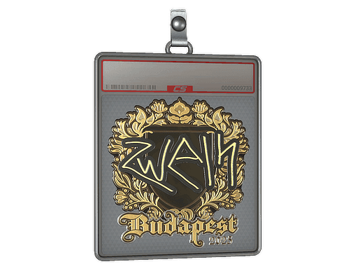 Sticker Slab | zweih (Gold) | Budapest 2025