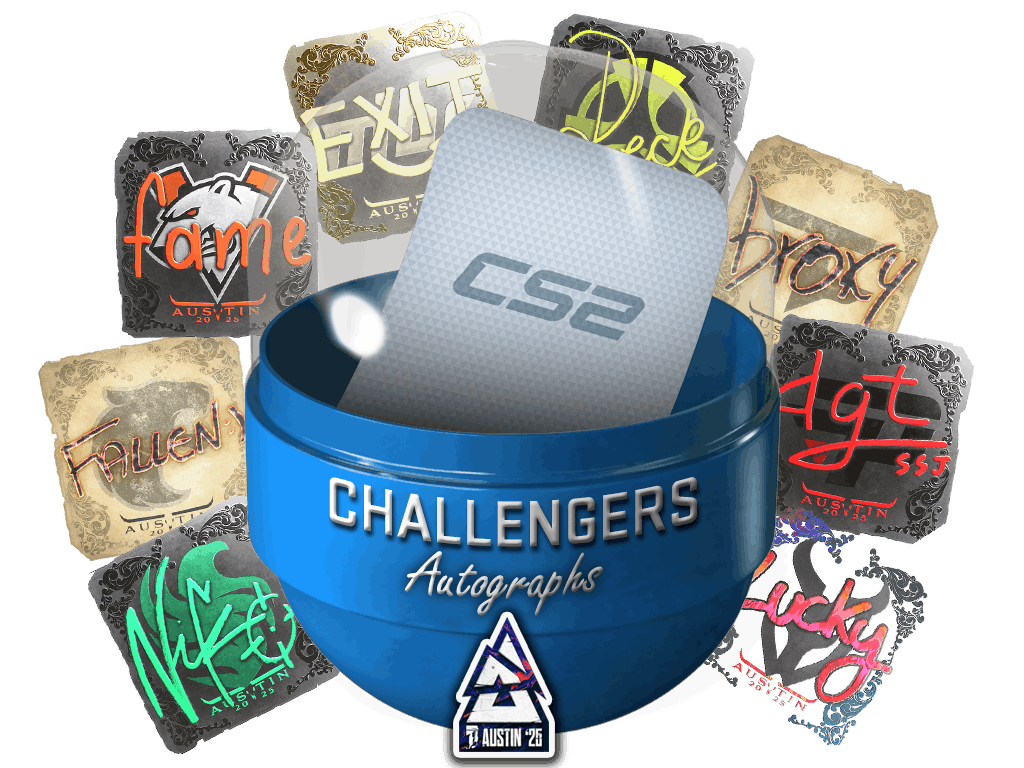Austin 2025 Challengers Sticker Capsule
