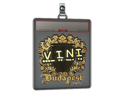 Sticker Slab | VINI (Gold) | Budapest 2025