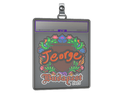 Sticker Slab | jeorge (Embroidered) | Budapest 2025