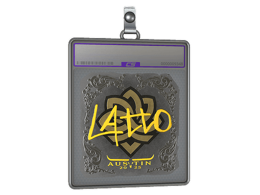 Sticker Slab | latto (Foil) | Austin 2025