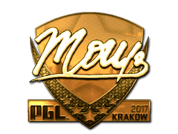 Sticker | mou (Gold) | Krakow 2017
