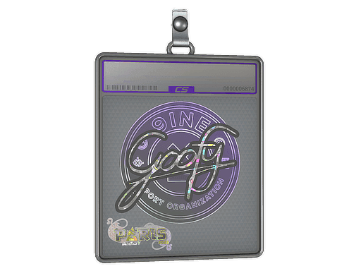 Sticker Slab | Goofy (Glitter) | Paris 2023