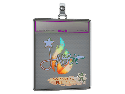 Sticker Slab | jabbi (Holo) | Antwerp 2022