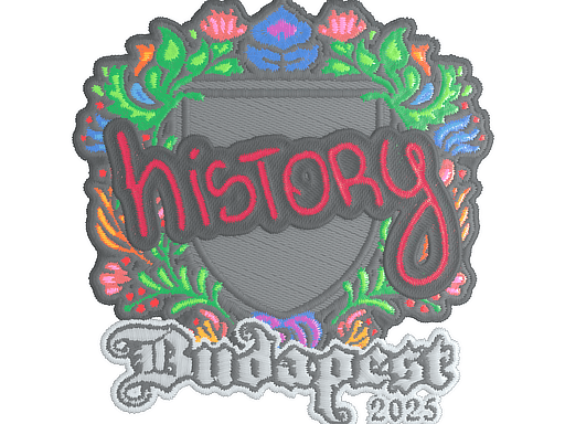 Sticker | History (Embroidered) | Budapest 2025