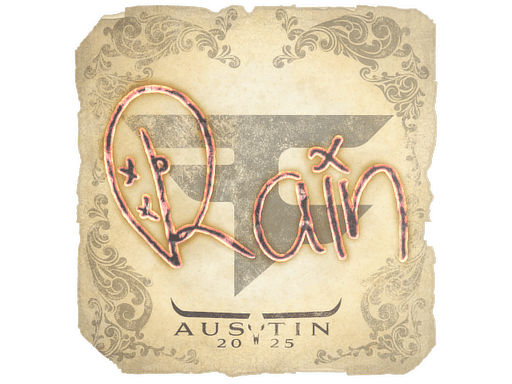 Sticker | rain | Austin 2025