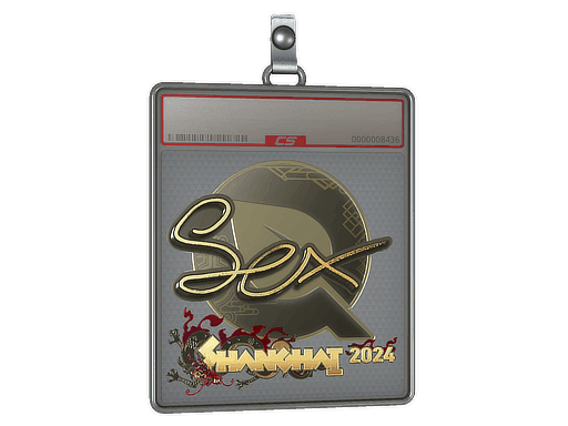 Sticker Slab | dexter (Gold) | Shanghai 2024