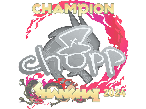 Sticker | chopper (Champion) | Shanghai 2024