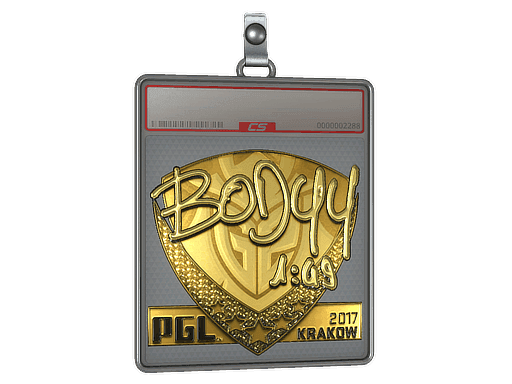 Sticker Slab | bodyy (Gold) | Krakow 2017