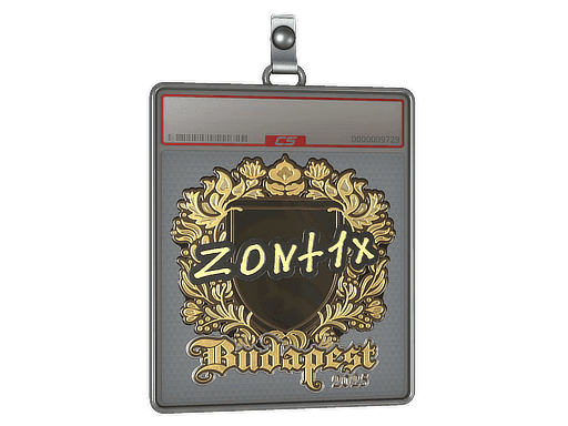 Sticker Slab | zont1x (Gold) | Budapest 2025