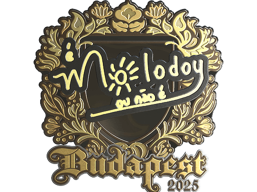 Sticker | molodoy (Gold) | Budapest 2025