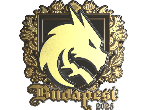 Sticker | Team Spirit (Gold) | Budapest 2025