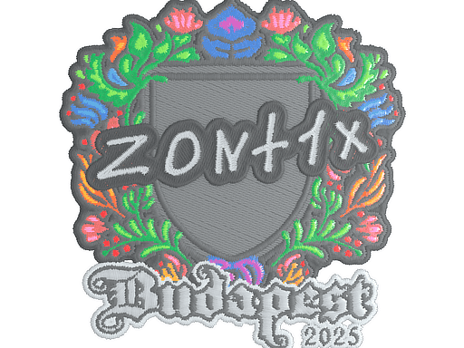 Sticker | zont1x (Embroidered) | Budapest 2025