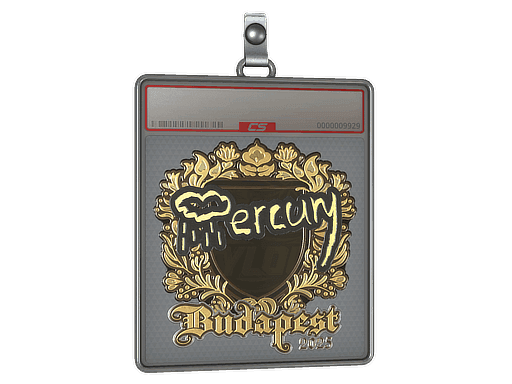 Sticker Slab | Mercury (Gold) | Budapest 2025
