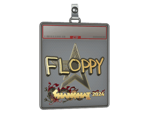 Sticker Slab | floppy (Gold) | Shanghai 2024