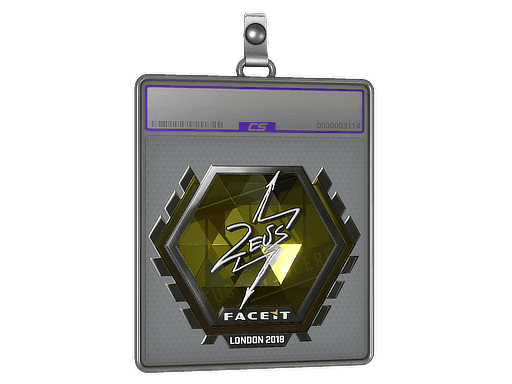 Sticker Slab | Zeus (Foil) | London 2018