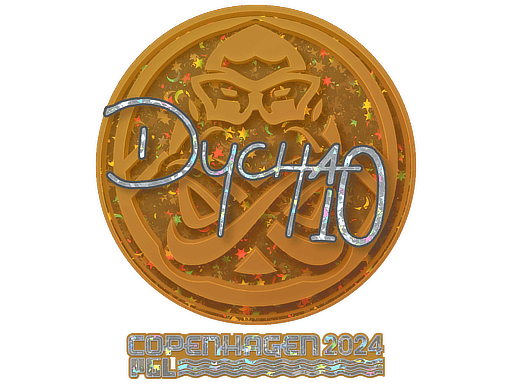 Sticker | Dycha (Glitter) | Copenhagen 2024