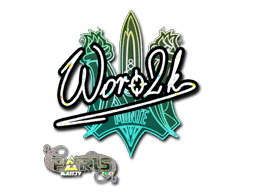 Sticker | Woro2k (Glitter) | Paris 2023