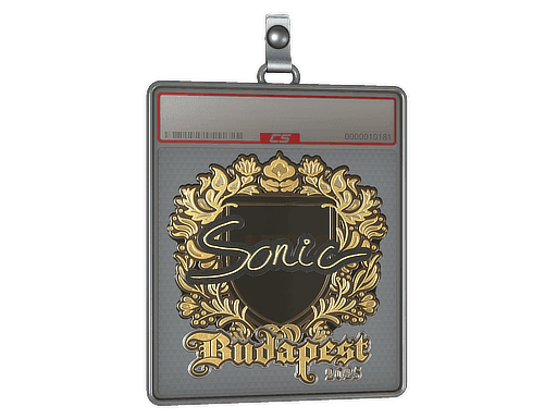 Sticker Slab | Sonic (Gold) | Budapest 2025