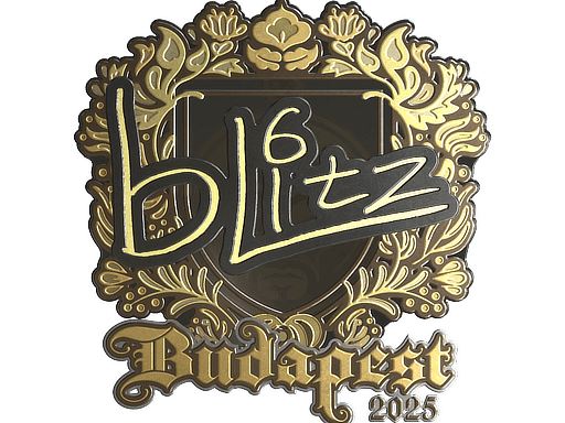 Sticker | bLitz (Gold) | Budapest 2025