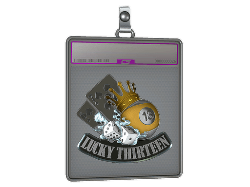 Sticker Slab | Lucky 13 (Foil)