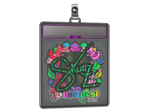 Sticker Slab | skullz (Holo) | Budapest 2025