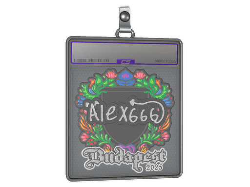 Sticker Slab | alex666 (Embroidered) | Budapest 2025