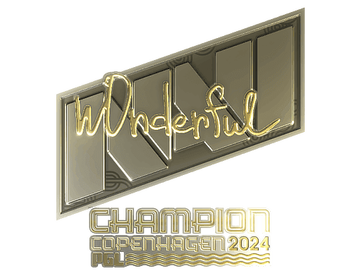 Sticker | w0nderful (Gold, Champion) | Copenhagen 2024