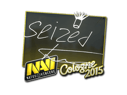 Sticker | seized | Cologne 2015