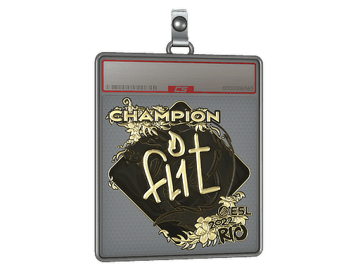 Sticker Slab | FL1T (Gold, Champion) | Rio 2022