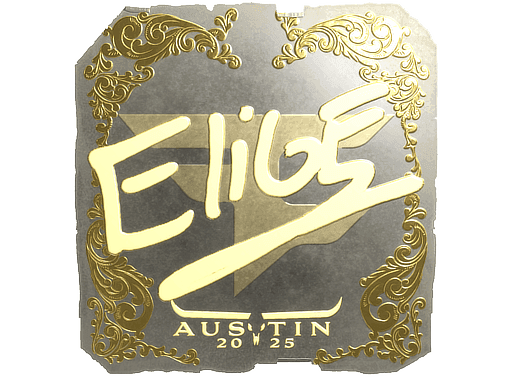 Sticker | EliGE (Gold) | Austin 2025