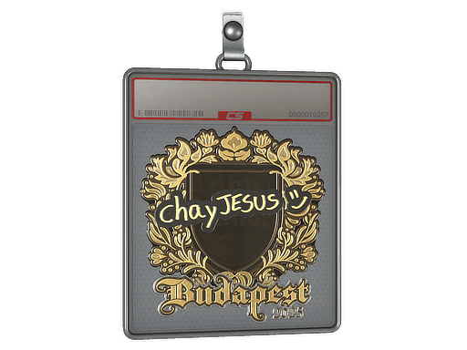 Sticker Slab | chayJESUS (Gold) | Budapest 2025