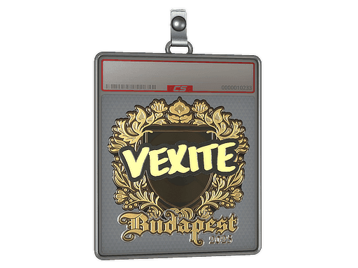 Sticker Slab | vexite (Gold) | Budapest 2025