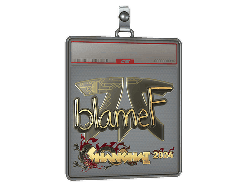 Sticker Slab | blameF (Gold) | Shanghai 2024
