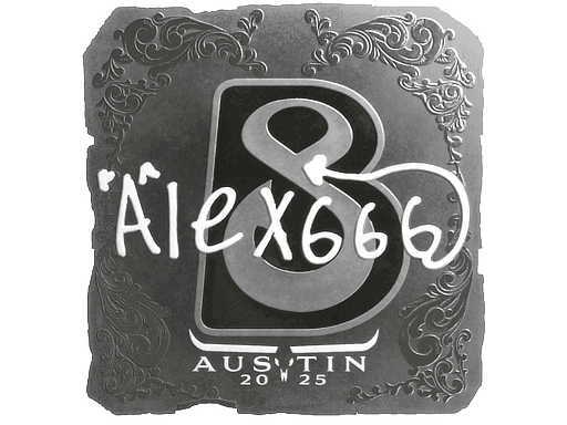 Sticker | alex666 (Foil) | Austin 2025